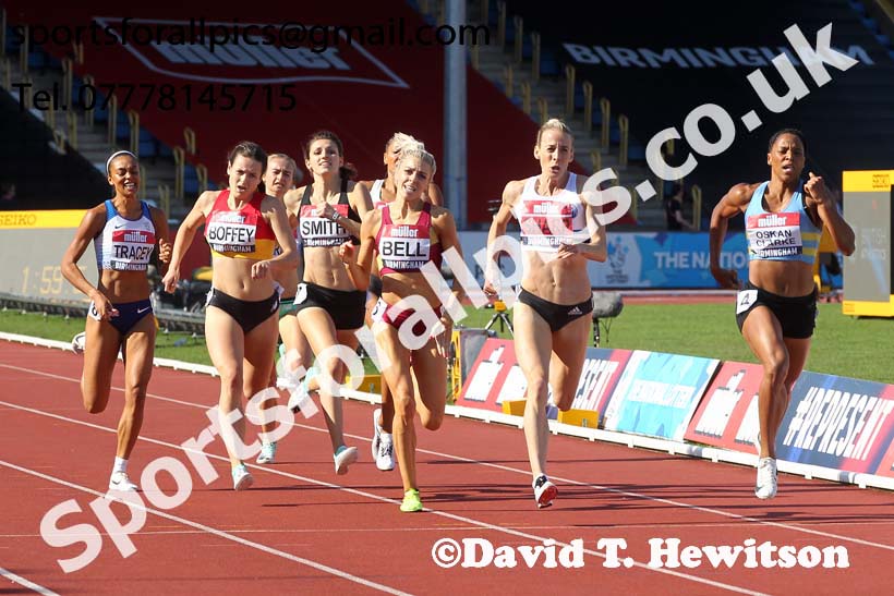 Womens 800 metres, 2019 Muller British Championships, Alexander Stadium, Birmingham. Photo: David T. Hewitson/Sports for All Pics